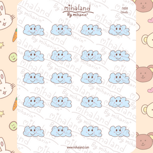 Cloudy Planner Stickers (D008) - mihaland