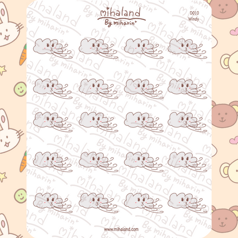 Windy Planner Stickers (D010) - mihaland