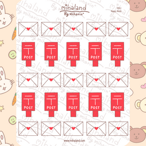 Happy Mails Planner Stickers (D041) - mihaland