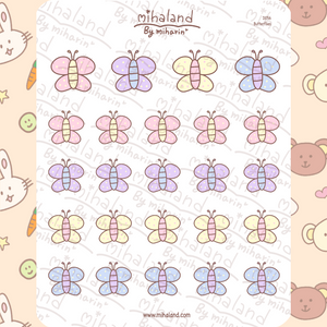 Butterflies Planner Stickers (D056) - mihaland
