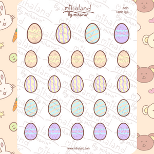 Easter Eggs Planner Stickers (D065) - mihaland