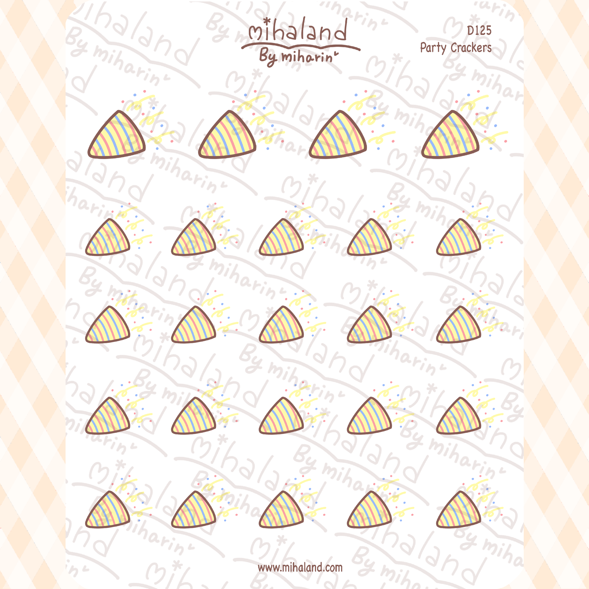 Party Crackers Planner Stickers (D125)