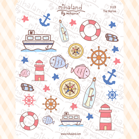 The Marine Planner Stickers (D128)