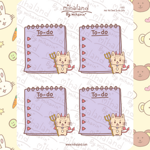 Mel the Devil To-do Lists Planner Stickers (F252)