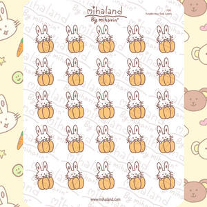 Pumpkin Miyu Date Covers Planner Stickers (F261)