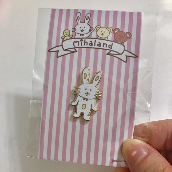 Miyu the Rabbit Enamel Pin (EP002) - mihaland