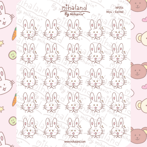 Miyu - Excited Planner Stickers (MF054)