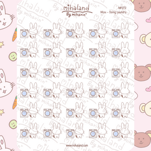 Miyu - Doing Laundry Planner Stickers (MF072)