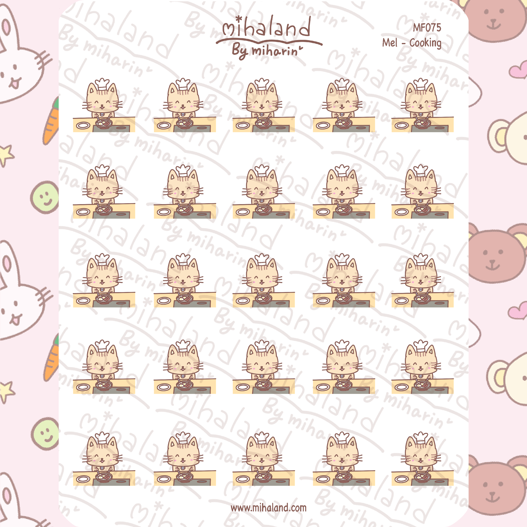Mel - Cooking Planner Stickers (MF075)