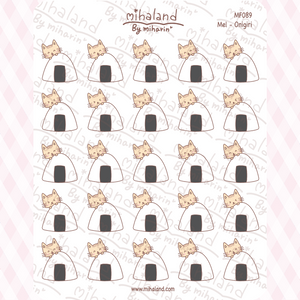 Mel - Onigiri Planner Stickers (MF089)