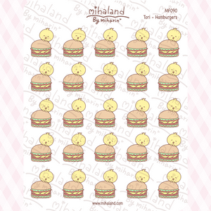 Tori - Hamburgers Planner Stickers (MF090)